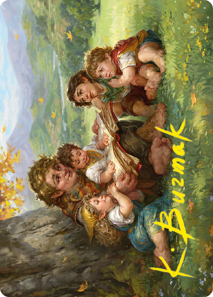 Samwise Gamgee // Samwise Gamgee (ALTR-019) - Tales of Middle-earth Art Series (Borderless) Foil
