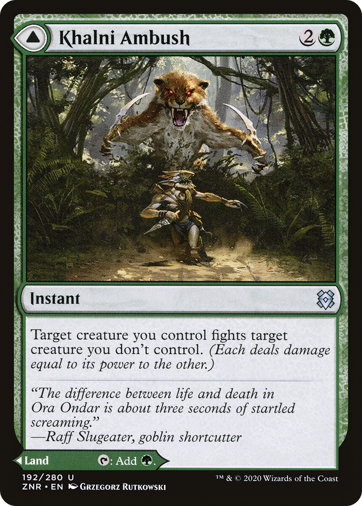 Khalni Ambush (ZNR-192) - Zendikar Rising Foil