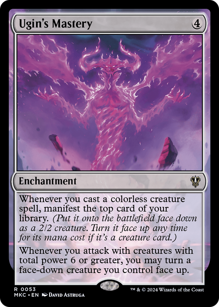 Ugin's Mastery⁣ - Commander: Murders at Karlov Manor⁣ (Rare)⁣ [53]