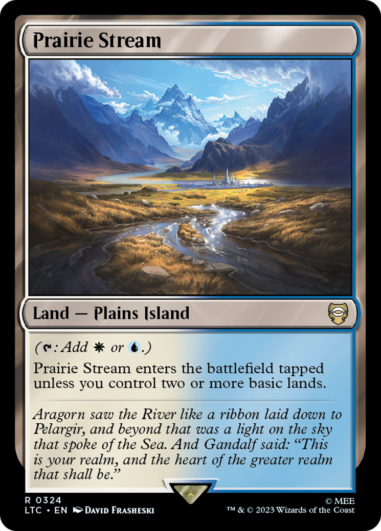 Prairie Stream⁣ - Commander: The Lord of the Rings: Tales of Middle-earth⁣ (Rare)⁣ [324]