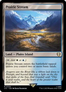 Prairie Stream⁣ - Commander: The Lord of the Rings: Tales of Middle-earth⁣ (Rare)⁣ [324]