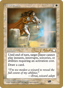 Abeyance - 1998 Brian Hacker (WTH) (SB) (WCD-) - World Championship Decks 1998