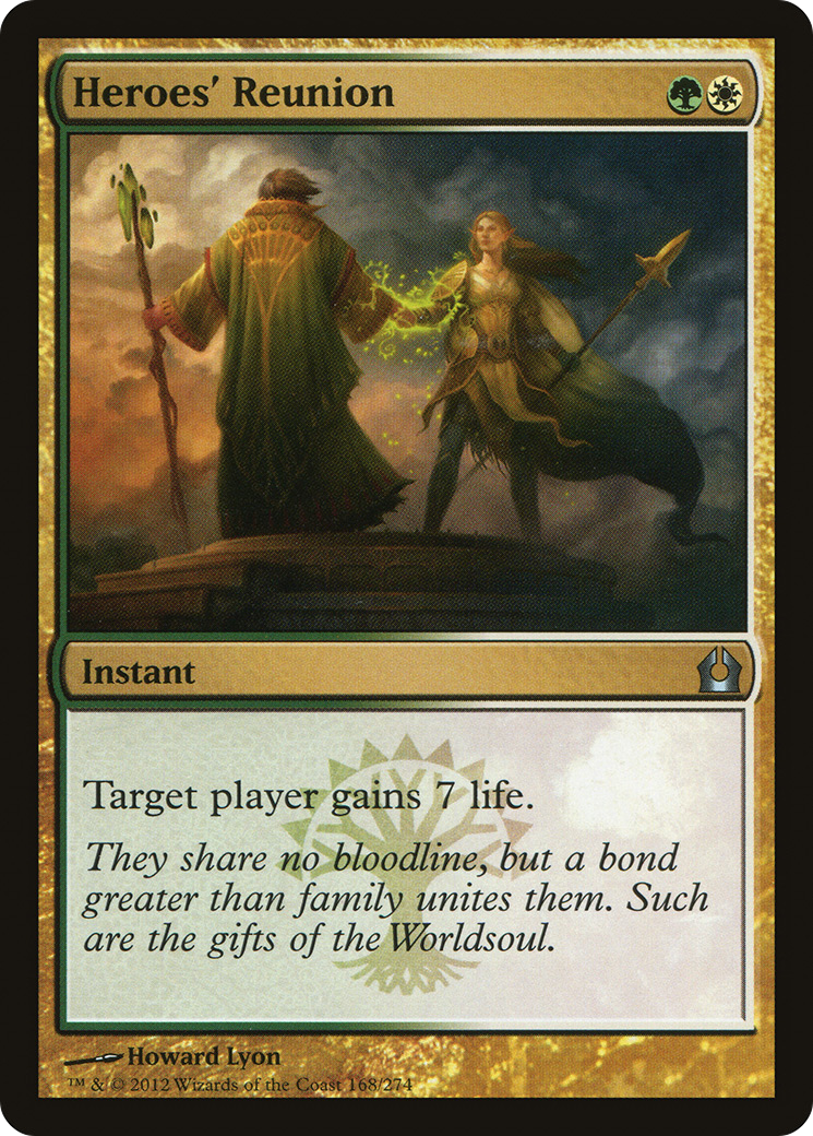 Heroes' Reunion (RTR-168) - Return to Ravnica Foil