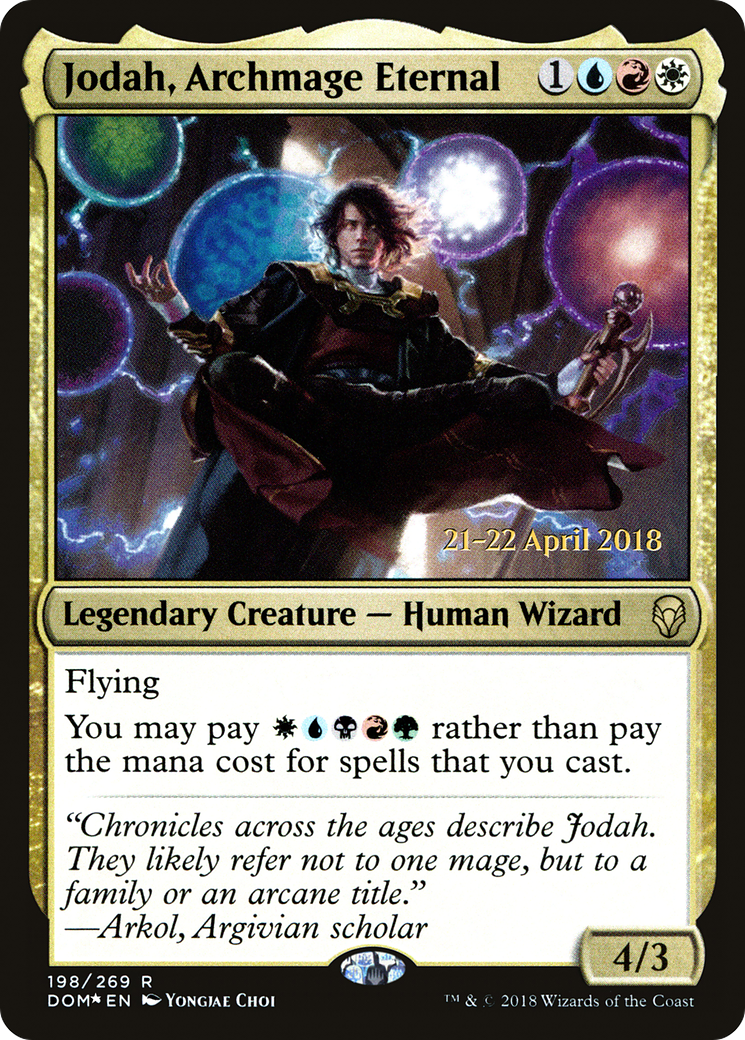 Jodah, Archmage Eternal (PRE-198S) - Dominaria Promos Foil