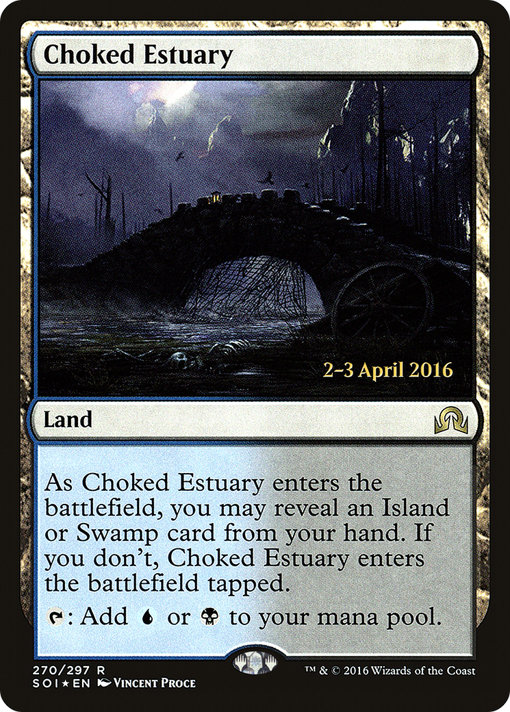 Choked Estuary (PRE-270S) - Shadows over Innistrad Promos Foil