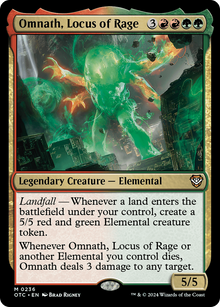 Omnath, Locus of Rage⁣ - Commander: Outlaws of Thunder Junction⁣ (Mythic)⁣ [236]