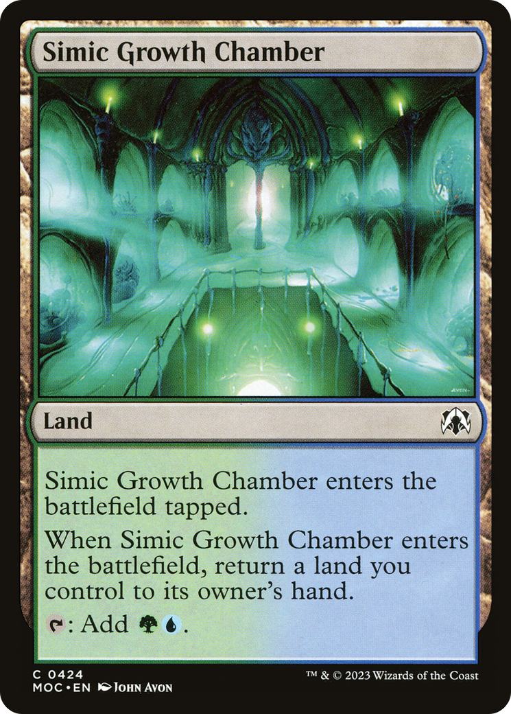 Simic Growth Chamber⁣ - Commander: March of the Machine⁣ (Common)⁣ [424]