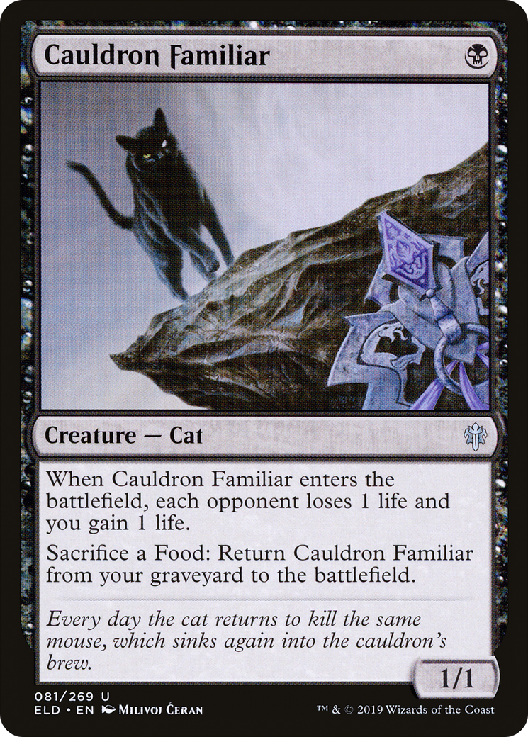 Cauldron Familiar (ELD-081) - Throne of Eldraine Foil