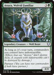 Anara, Wolvid Familiar (CMR-214) - Commander Legends