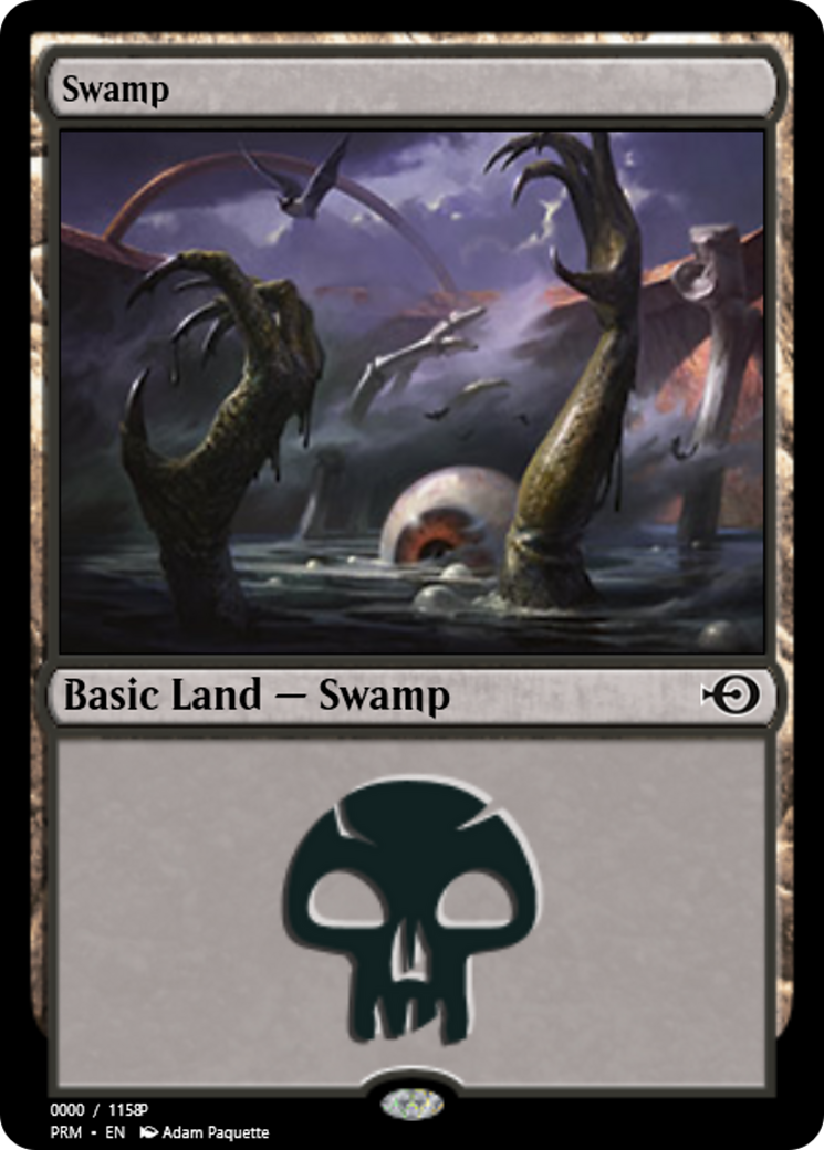 Swamp (PRM-81862) - Magic Online Promos Foil