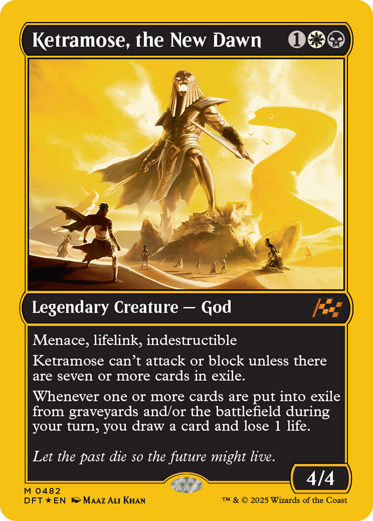 Ketramose, the New Dawn (DFT-482) - Aetherdrift Foil