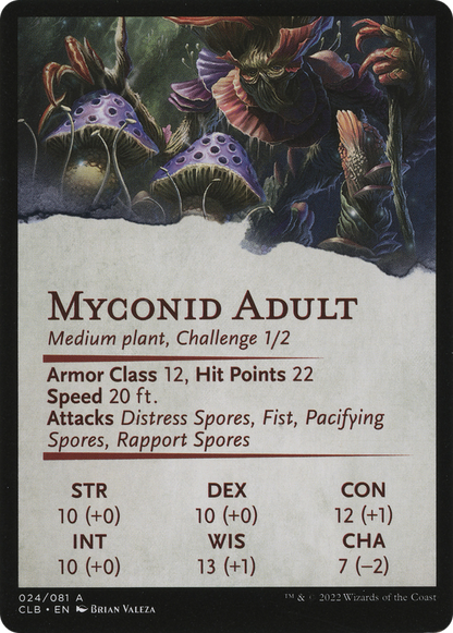 Myconid Spore Tender // Myconid Spore Tender (ACLB-024) - Battle for Baldur's Gate Art Series (Borderless)