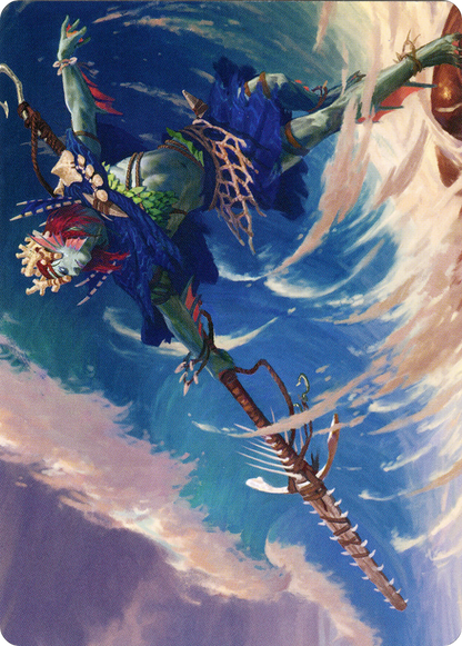 Tazeem Roilmage // Tazeem Roilmage (AZNR-051) - Zendikar Rising Art Series (Borderless) Foil