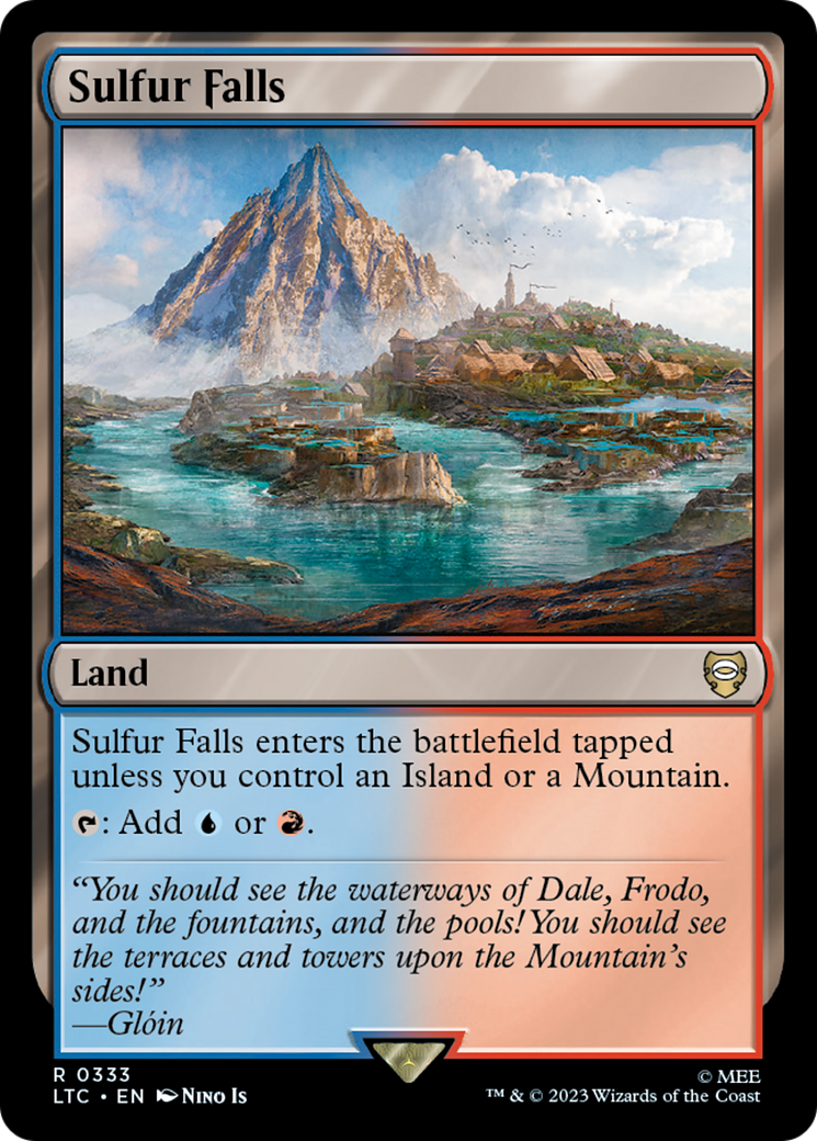 Sulfur Falls⁣ - Commander: The Lord of the Rings: Tales of Middle-earth⁣ (Rare)⁣ [333]