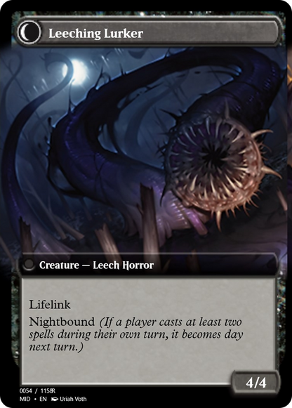 Curse of Leeches // Leeching Lurker (PRM-93988) - Magic Online Promos
