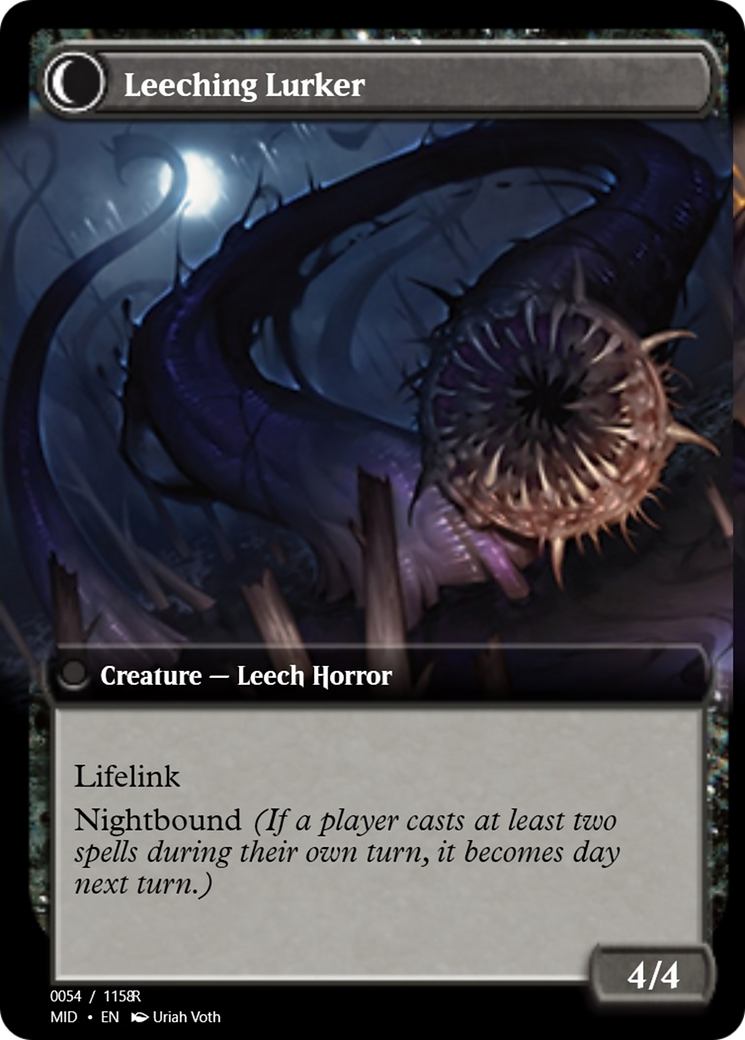 Curse of Leeches // Leeching Lurker (PRM-93988) - Magic Online Promos Foil