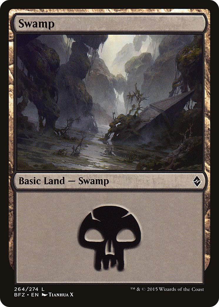 Swamp (264) (BFZ-264A) - Battle for Zendikar