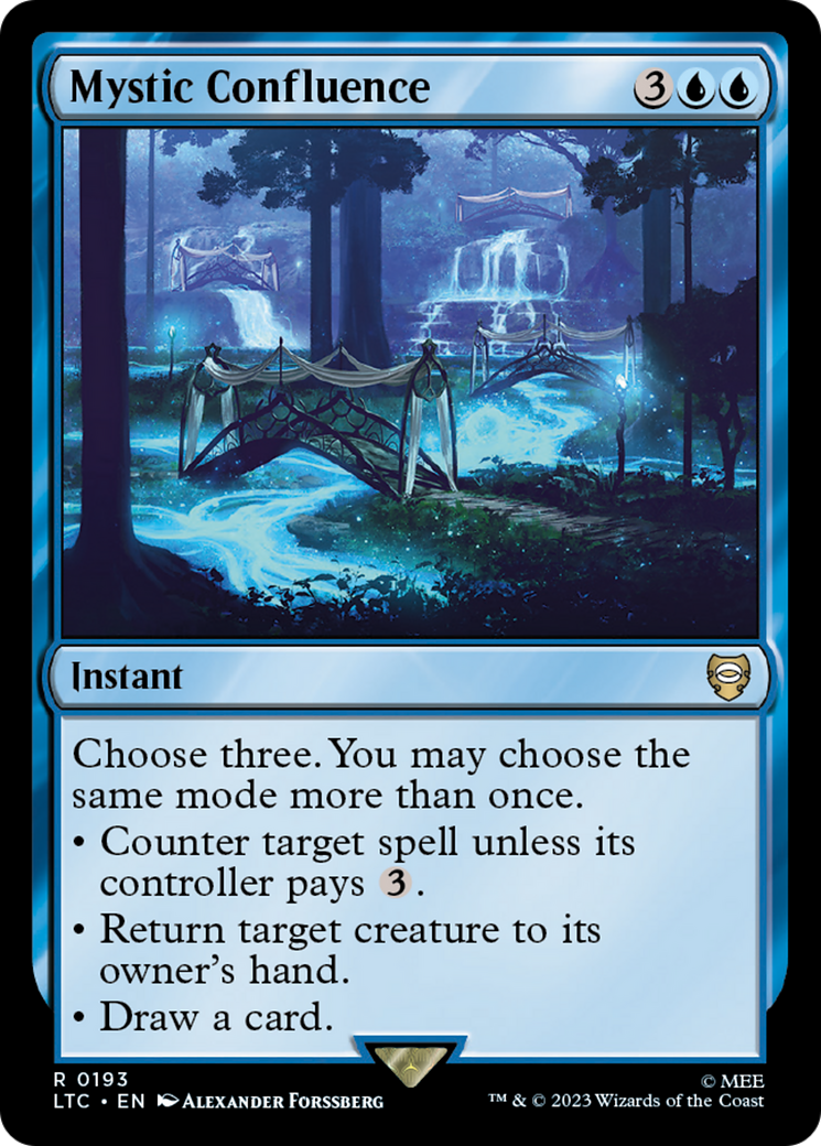Mystic Confluence⁣ - Commander: The Lord of the Rings: Tales of Middle-earth⁣ (Rare)⁣ [193]