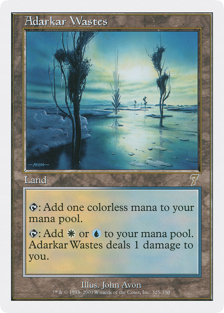 Adarkar Wastes (7ED-325) - Seventh Edition