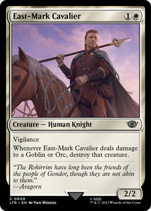 East-Mark Cavalier⁣ - The Lord of the Rings: Tales of Middle-earth⁣ (Common)⁣ [9]