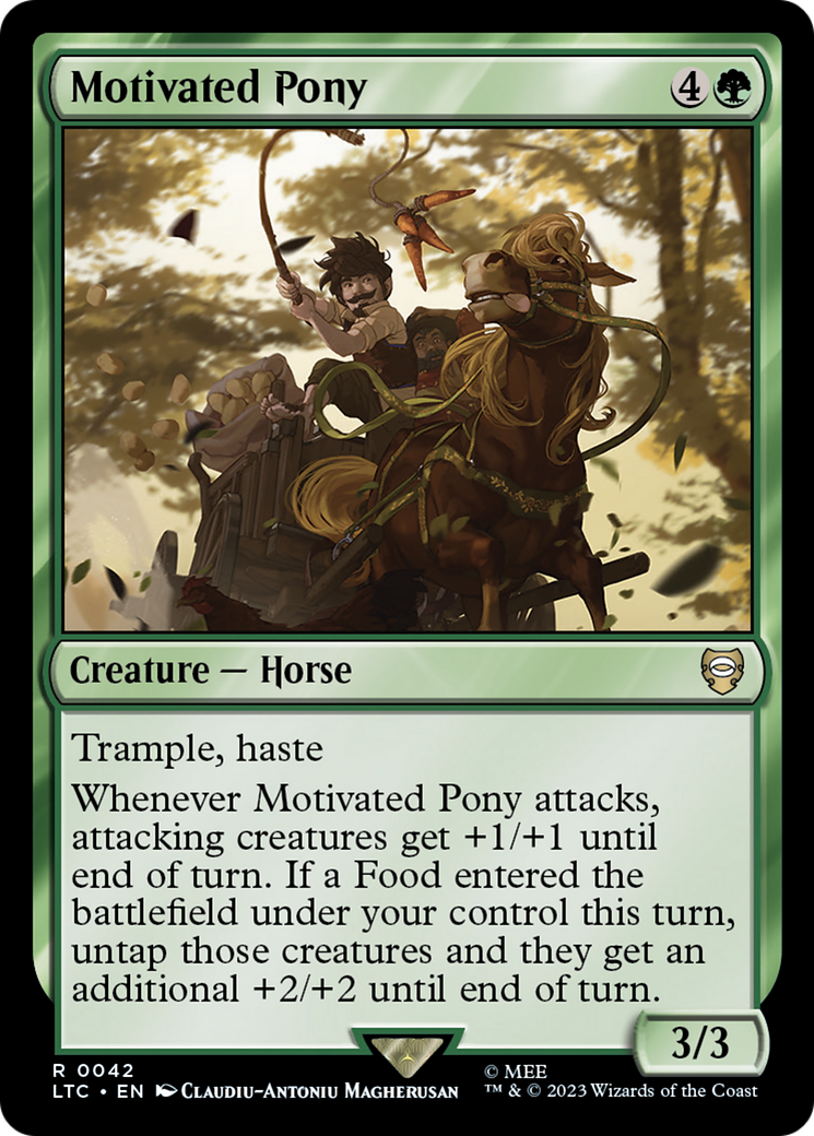 Motivated Pony⁣ - Commander: The Lord of the Rings: Tales of Middle-earth⁣ (Rare)⁣ [42]