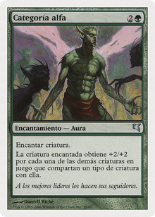 Alpha Status (Spanish) - "Categoría alfa" (PSAL-B38) - Salvat 2005