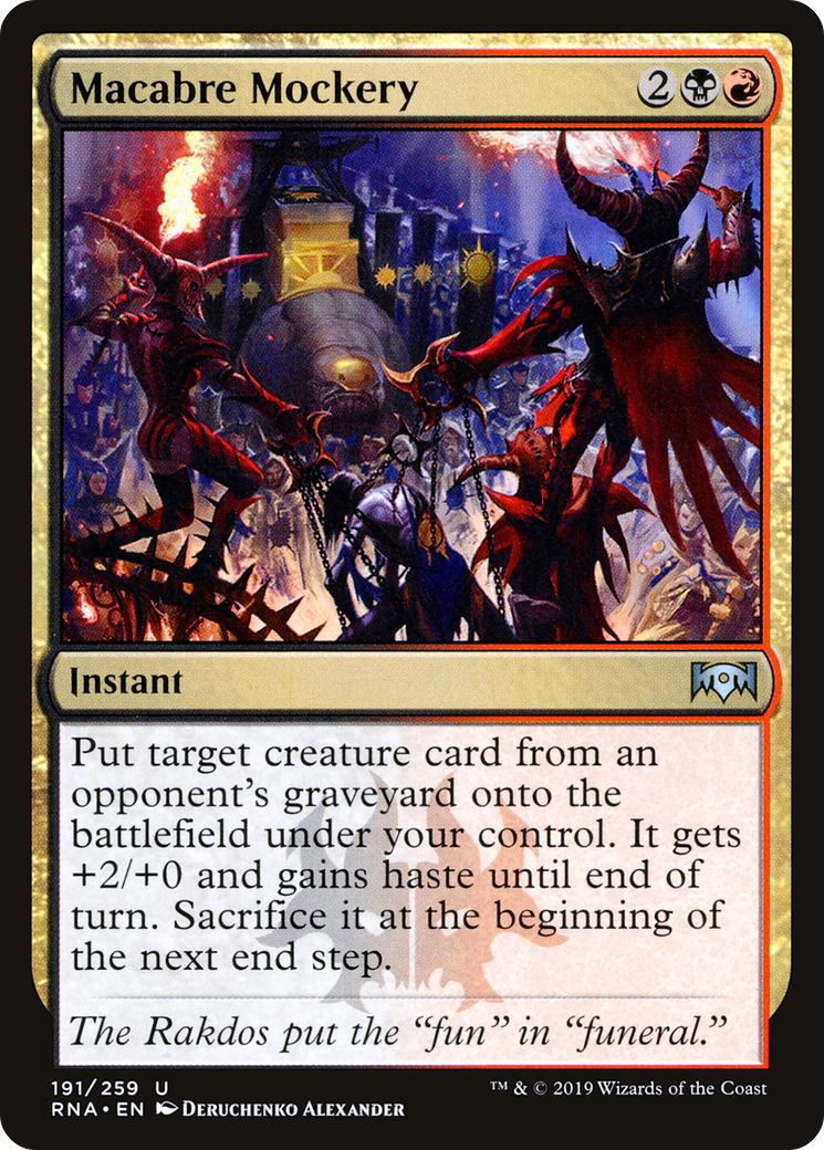 Macabre Mockery (RNA-191) - Ravnica Allegiance Foil