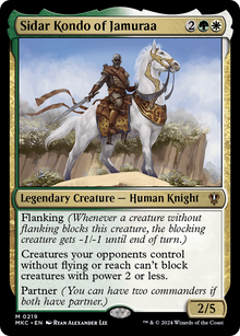 Sidar Kondo of Jamuraa⁣ - Commander: Murders at Karlov Manor⁣ (Mythic)⁣ [219]