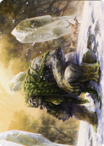 Svella, Ice Shaper // Svella, Ice Shaper (AKHM-066) - Kaldheim Art Series (Borderless) Foil