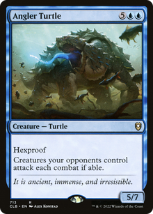 Angler Turtle⁣ - Commander Legends: Battle for Baldur's Gate: Extras⁣ (Rare)⁣ [713]
