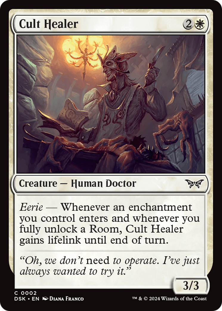 Cult Healer⁣ - Duskmourn: House of Horror⁣ (Common)⁣ [2]