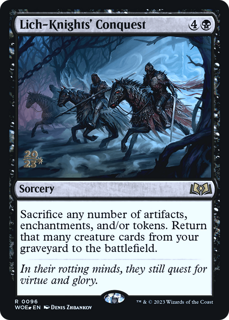 Lich-Knights' Conquest (PRE-96S) - Wilds of Eldraine Promos Foil