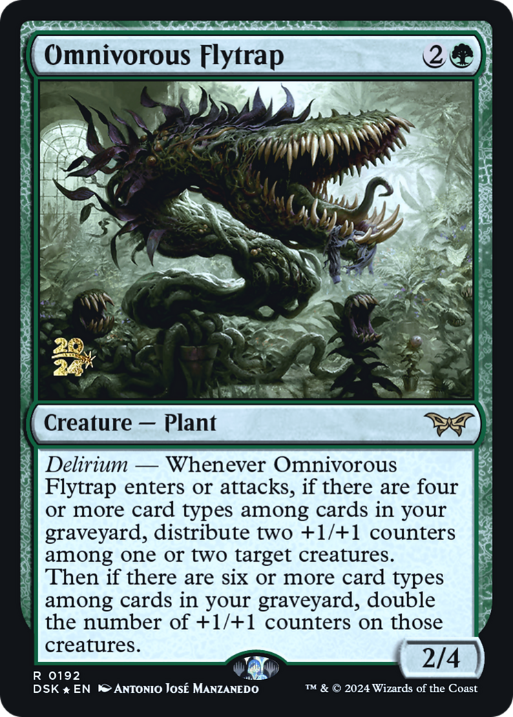 Omnivorous Flytrap (PRE-192S) - Duskmourn: House of Horror Promos Foil
