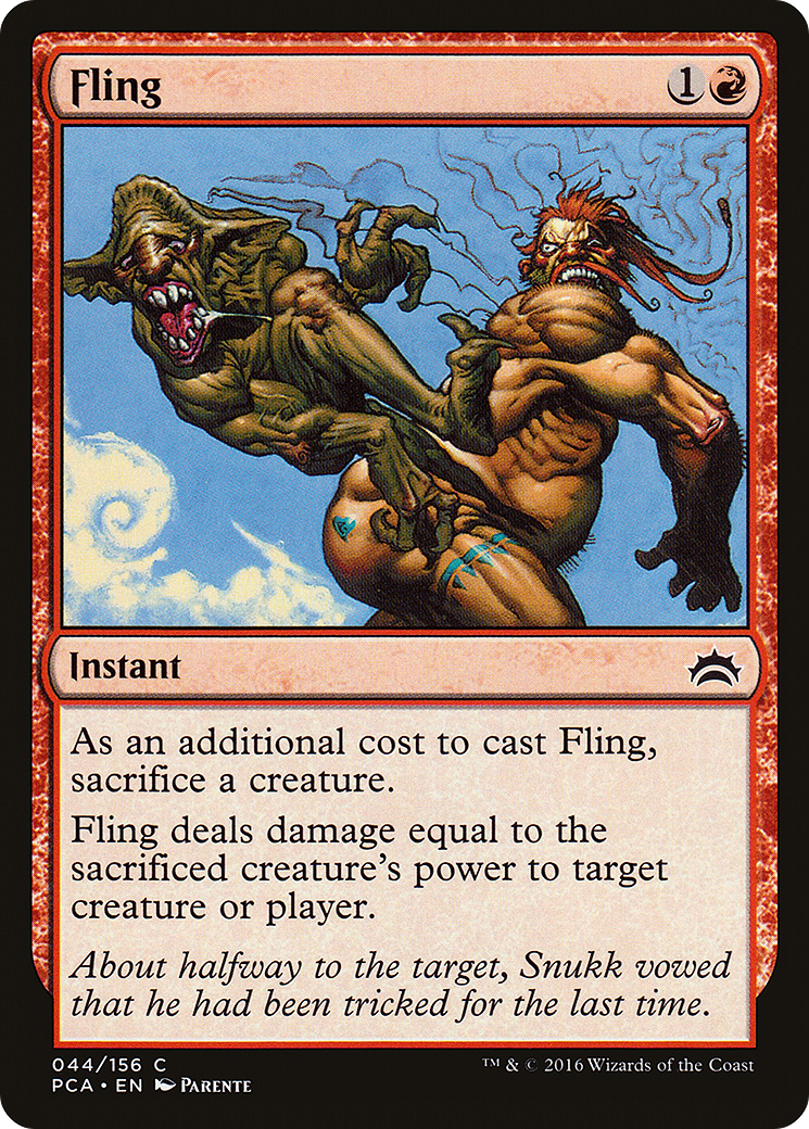Fling (PCA-044) - Planechase Anthology