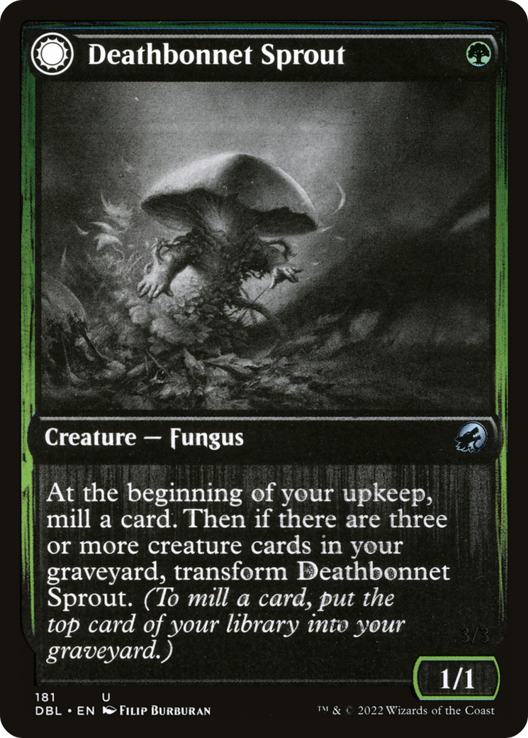 Deathbonnet Sprout (DBL-181) - Innistrad: Double Feature: (Double Faced Transform)