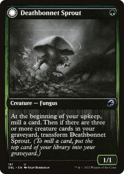 Deathbonnet Sprout (DBL-181) - Innistrad: Double Feature: (Double Faced Transform)