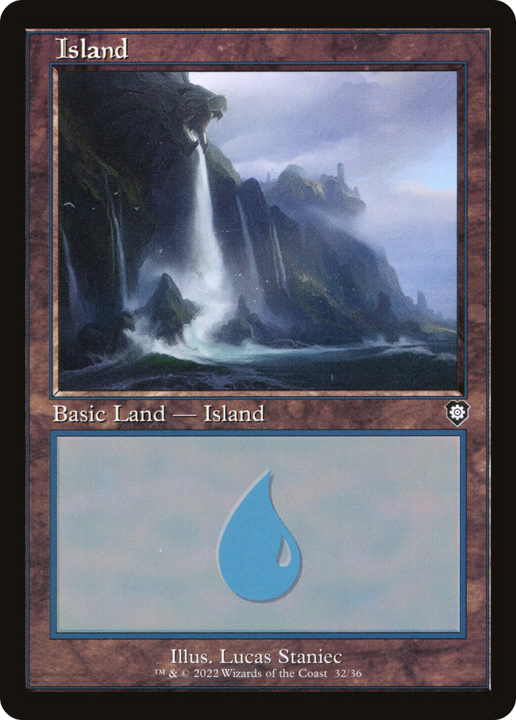 Island (V.2)⁣ - Commander: The Brothers' War⁣ (Land)⁣ [32]