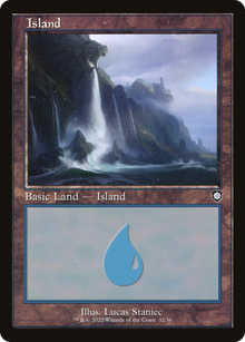Island (V.2)⁣ - Commander: The Brothers' War⁣ (Land)⁣ [32]