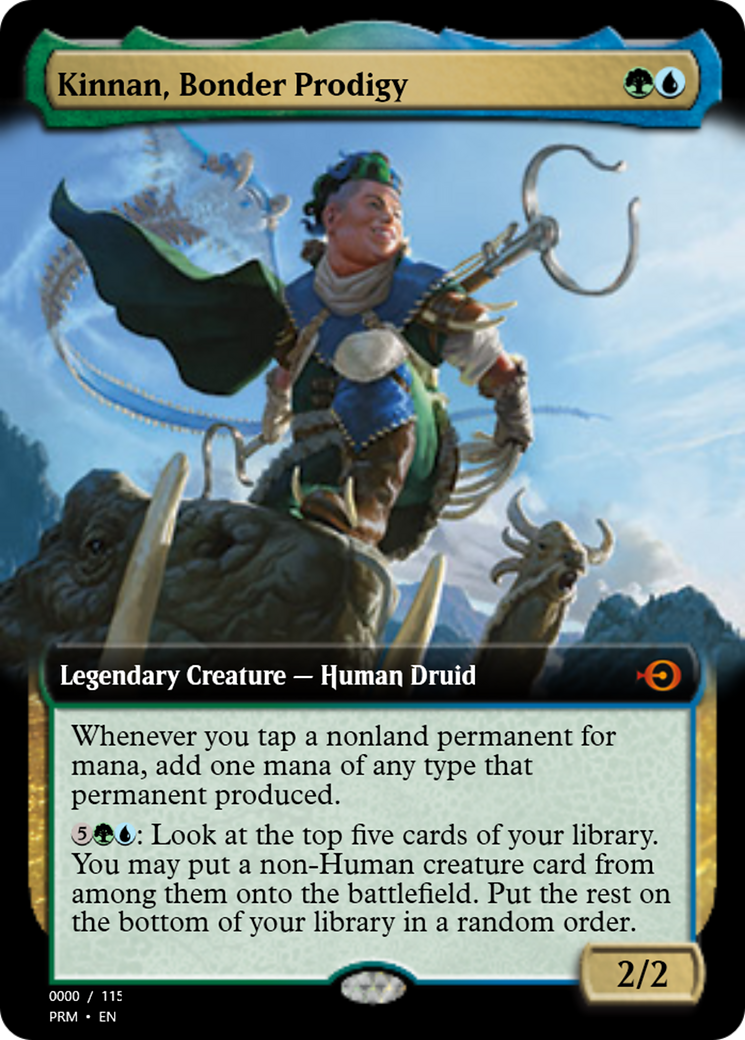 Kinnan, Bonder Prodigy (PRM-80851) - Magic Online Promos