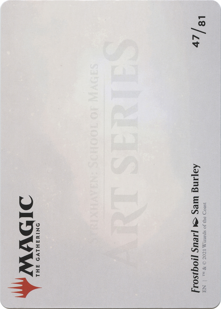 Frostboil Snarl // Frostboil Snarl (ASTX-047) - Strixhaven Art Series (Borderless)