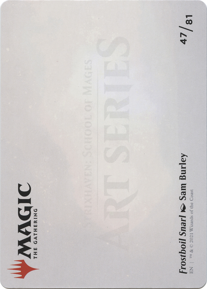 Frostboil Snarl // Frostboil Snarl (ASTX-047) - Strixhaven Art Series (Borderless)