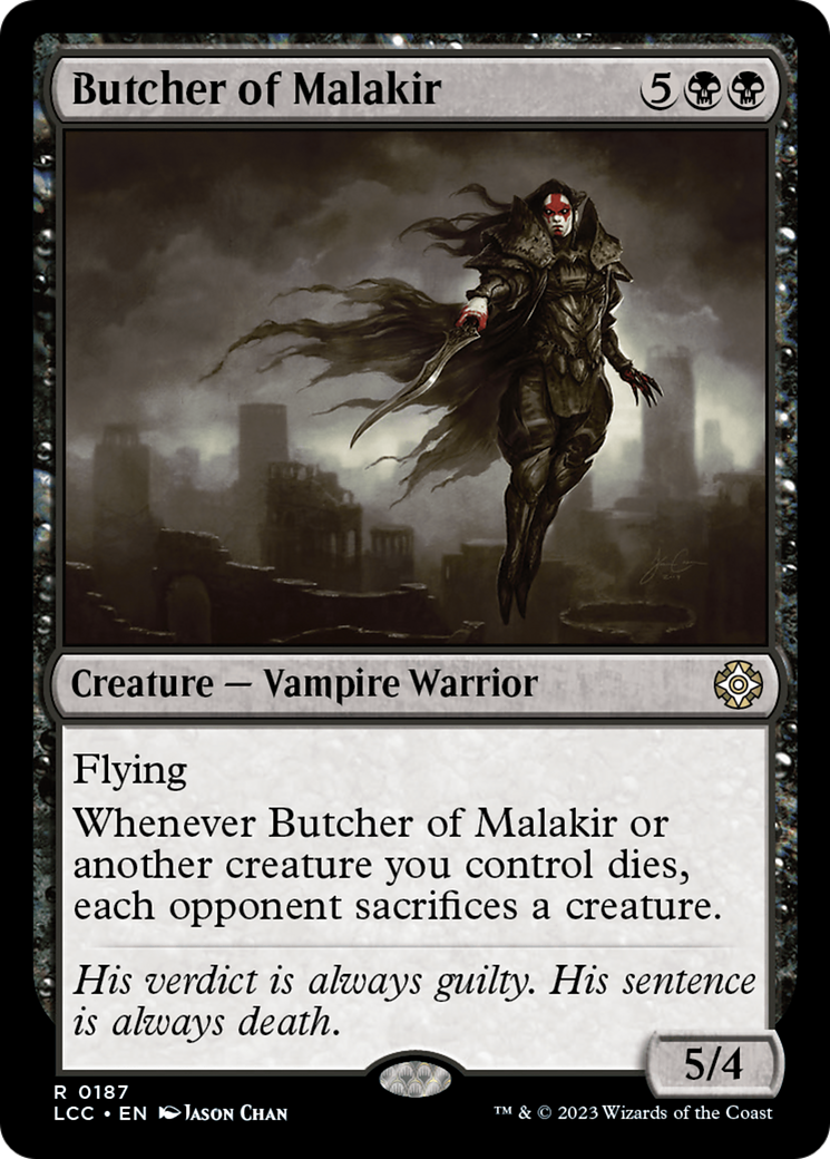 Butcher of Malakir⁣ - Commander: The Lost Caverns of Ixalan⁣ (Rare)⁣ [187]