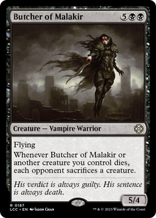 Butcher of Malakir⁣ - Commander: The Lost Caverns of Ixalan⁣ (Rare)⁣ [187]