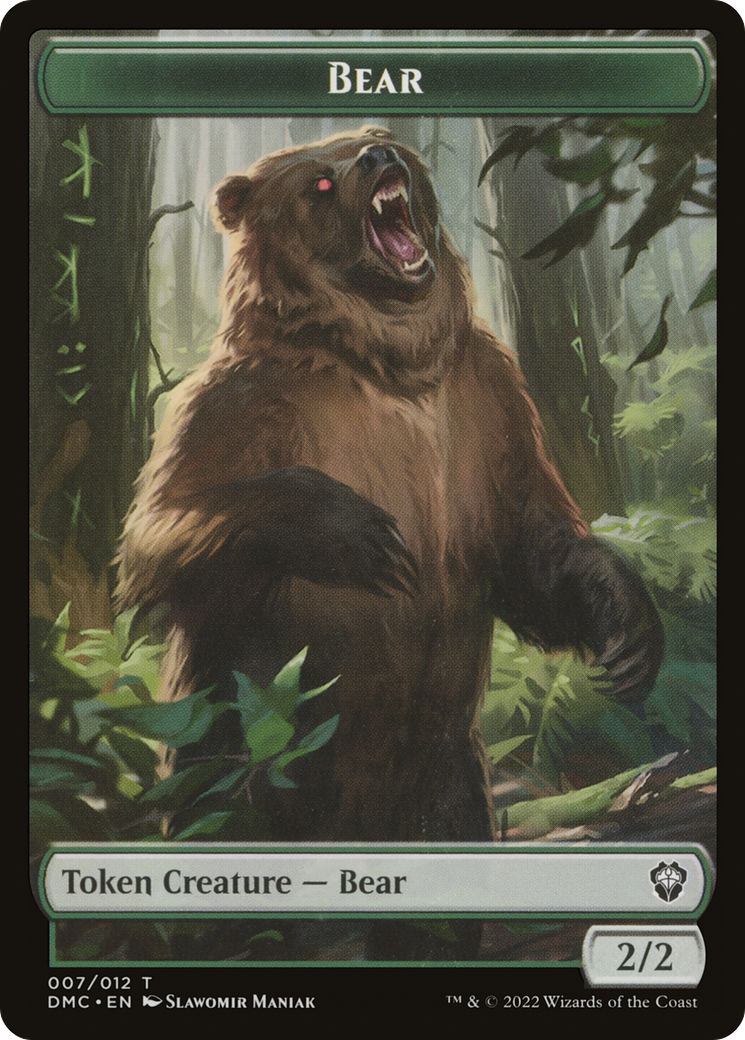 Bear (TDMC-007) - Dominaria United Commander Tokens