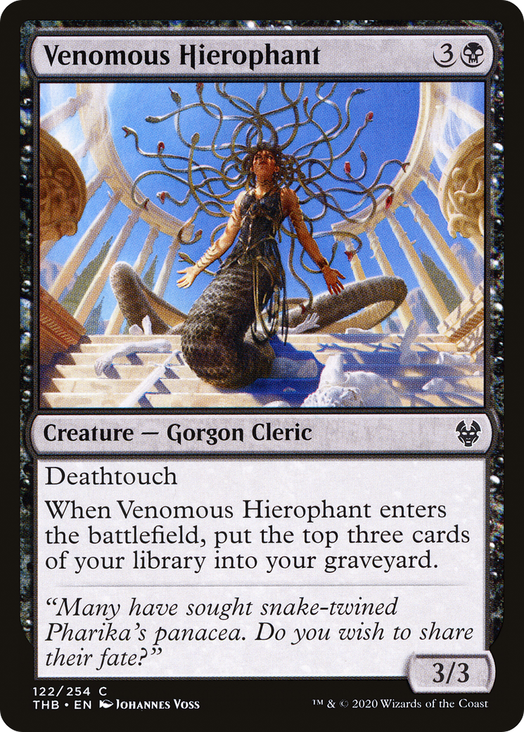 Venomous Hierophant⁣ - Theros Beyond Death⁣ (Common)⁣ [122]