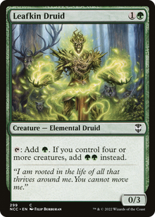 Leafkin Druid⁣ - Commander: Streets of New Capenna⁣ (Common)⁣ [299]
