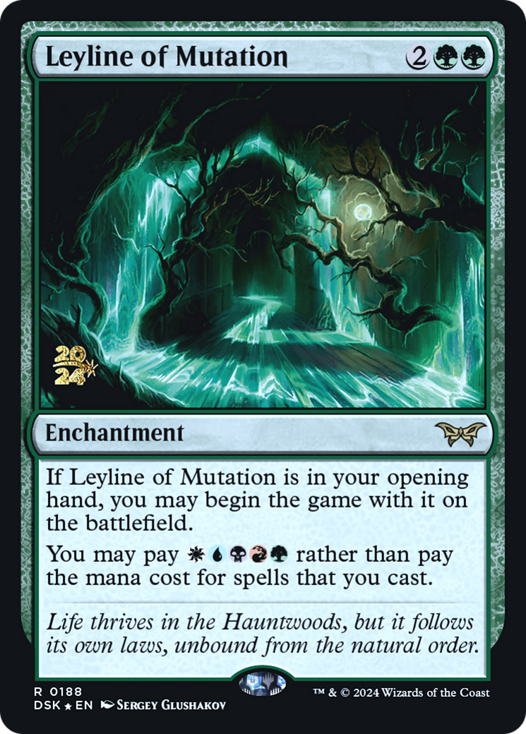 Leyline of Mutation (PRE-188S) - Duskmourn: House of Horror Promos Foil