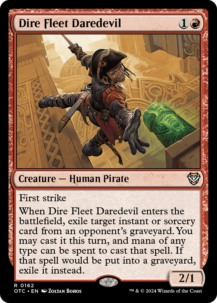 Dire Fleet Daredevil⁣ - Commander: Outlaws of Thunder Junction⁣ (Rare)⁣ [162]