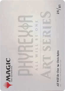 All Will Be One // All Will Be One (AONE-025) - Phyrexia: All Will Be One Art Series (Borderless) Foil