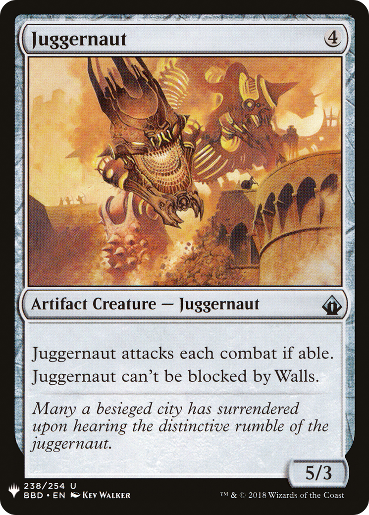 Juggernaut (LIST-238) - The List
